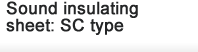 Sound insulating sheet: SC type