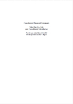 CONSOLIDATED FINANCIAL STATEMENTS